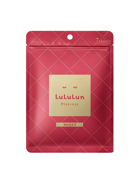 LULULUN Precious Moist Red Face Mask Антивікова зволожуюча тканинна маска для обличчя