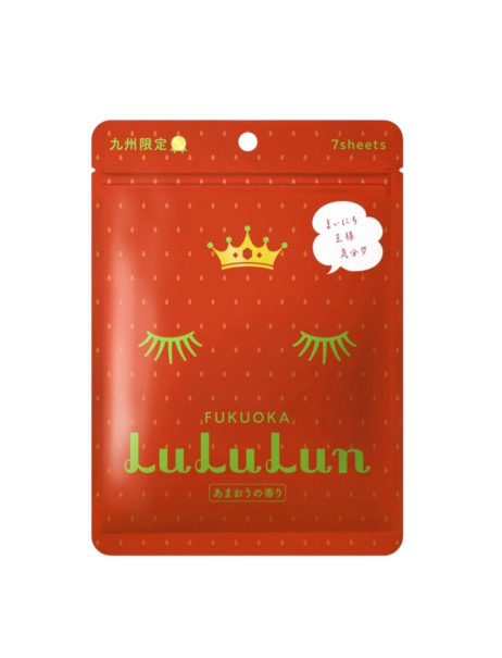 LULULUN Face Mask Amaou Strawberry Омолоджуюча маска з полуницею