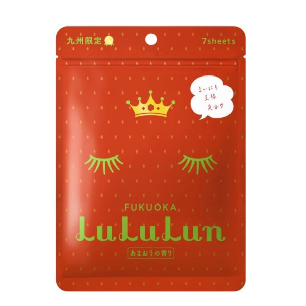 LULULUN Face Mask Amaou Strawberry Омолоджуюча маска з полуницею