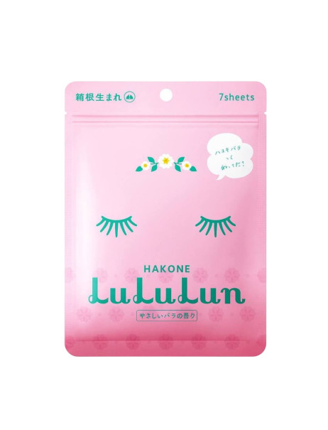 LULULUN Face Mask Hakone Rose Зволожуюча маска з трояндою