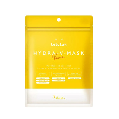 LULULUN Face Mask Hydra V Інтенсивна зволожуюча маска з вітамінами та травами