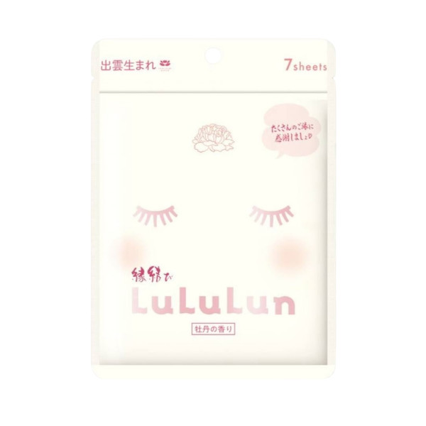 LULULUN Face Mask Shimane Peony Омолоджуюча маска з коіксом та півонією