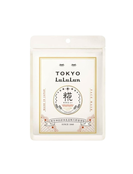 LULULUN Face Mask Tokyo Kouji Живильна маска з екстрактом саке та кодзі