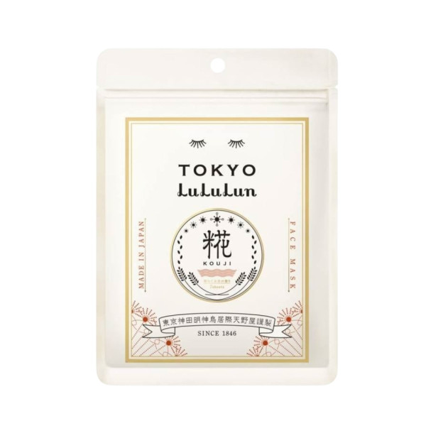 LULULUN Face Mask Tokyo Kouji Живильна маска з екстрактом саке та кодзі