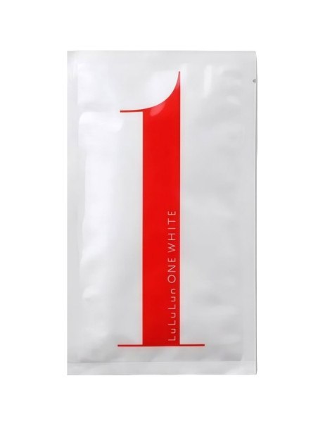 LULULUN Premium Face Mask One White Освітлююча маска для сяйва та свіжості шкіри