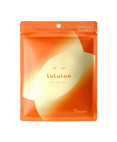 LULULUN Face Mask Aura Bright Тканевая маска против тусклости кожи с витамином С и глутатионом - Написать отзыв