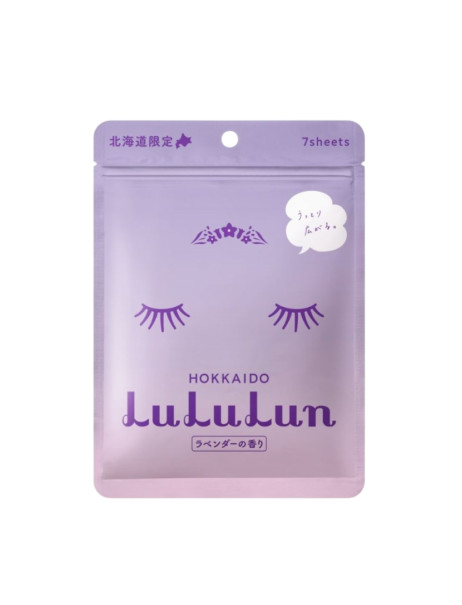 LULULUN Face Mask Hokkaido Lavender Заспокійлива маска з лавандою
