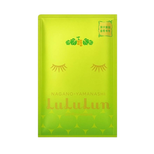LULULUN Face Mask Shine Muscat Омолоджуюча маска з катехінами винограду