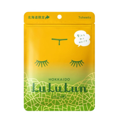 LULULUN Face Mask Hokkaido Melon Антивікова зволожуюча маска з динею