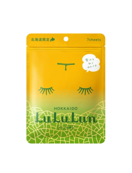 LULULUN Face Mask Hokkaido Melon Антивікова зволожуюча маска з динею