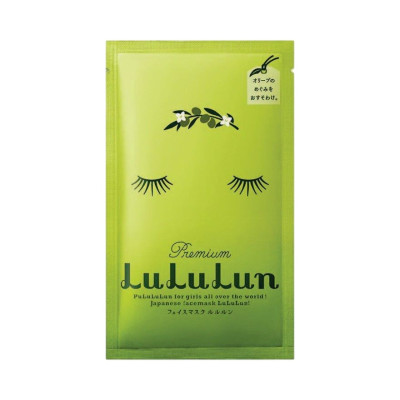LULULUN Face Mask Shodoshima Olive Живильна маска з екстрактом оливкового листя