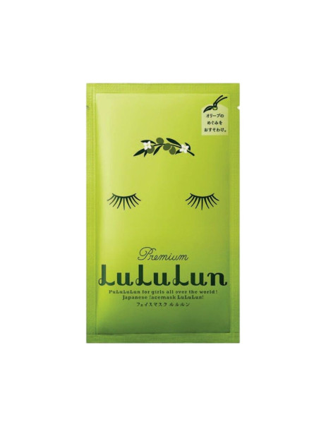 LULULUN Face Mask Shodoshima Olive Питательная маска с экстрактом оливкового листа
