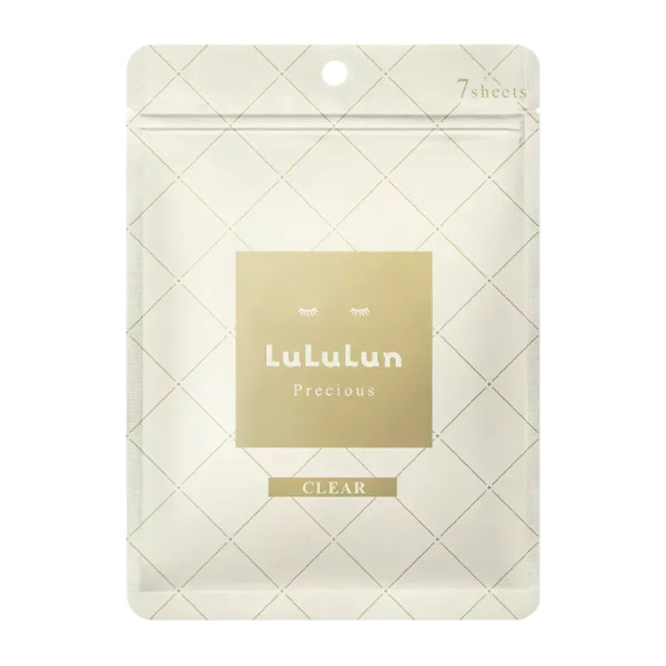LULULUN Precious Clear White Face Mask Антивозрастная осветляющая тканевая маска для лица