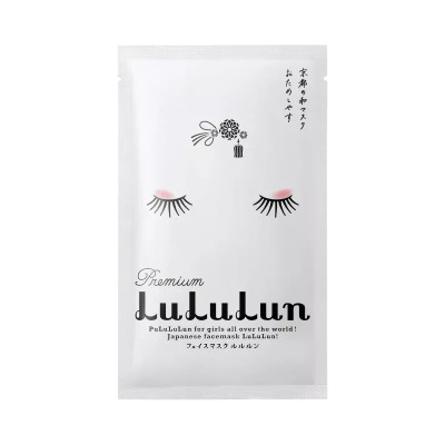 LULULUN Premium Face Mask Kyoto Maiko Зволожуюча маска з екстрактом саке та бін-цукє