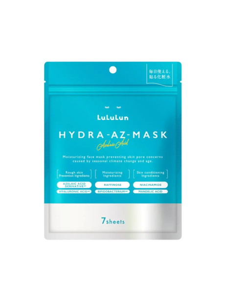LULULUN Face Mask Hydra AZ Успокаивающая маска с азелаиновой кислотой и пробиотиками