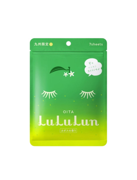 LULULUN Face Mask Kyushu Kabosu Зволожуюча маска з екстрактом кабосу