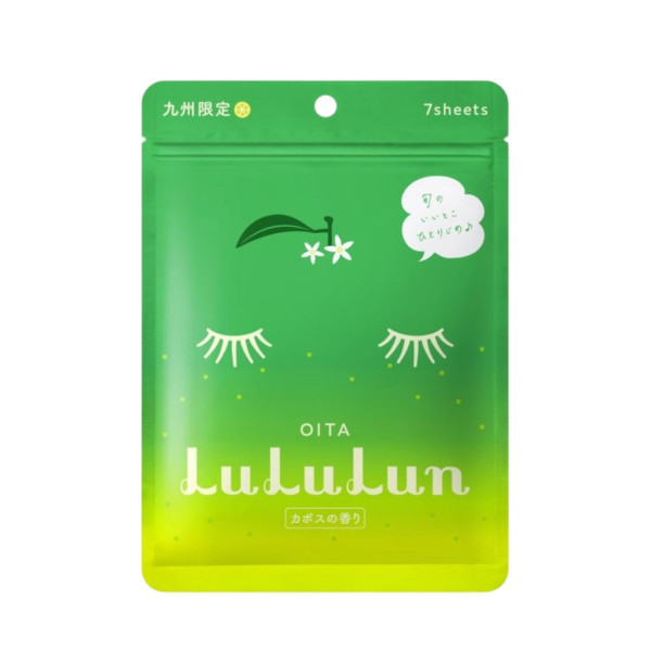 LULULUN Face Mask Kyushu Kabosu Зволожуюча маска з екстрактом кабосу