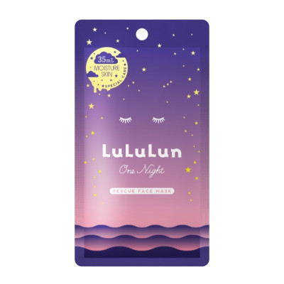 LULULUN Face Mask One Night Rescue Moisture Тканинна маска проти сухості шкіри