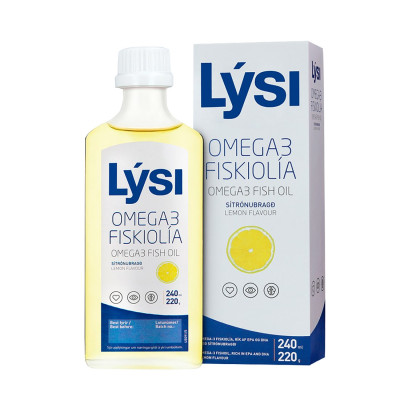 Lysi Omega3 Fish Oil Омега-3 риб’ячий жир EPA/DHA зі смаком лимону