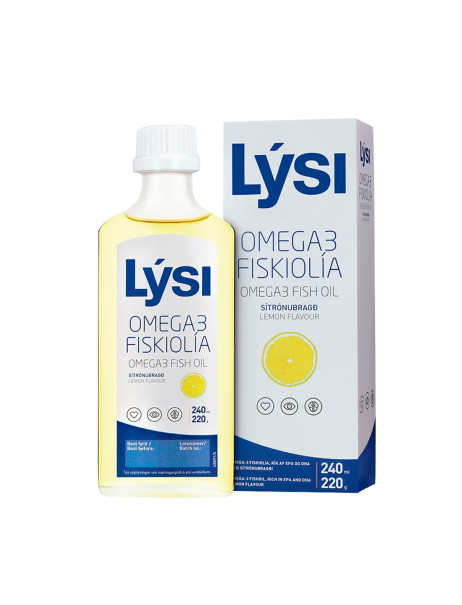 Lysi Omega3 Fish Oil Омега-3 рыбий жир EPA/DHA со вкусом лимона