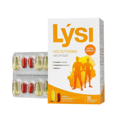 Lysi Health Duet Omega3 + Multivitamin Мультивітаміни Омега-3 + вітаміни та мінерали
