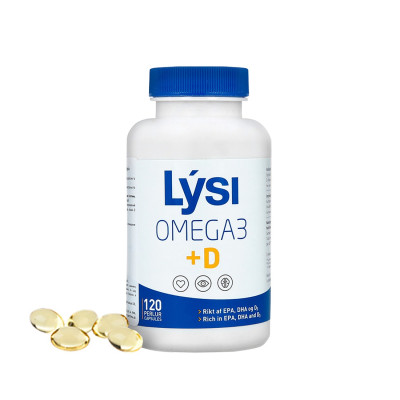 Lysi Omega3 + D3 Комплекс Омега-3 та Вітамін D3 500 mg