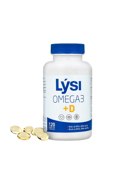 Lysi Omega3 + D3 Комплекс Омега-3 и Витамин D3 500 mg