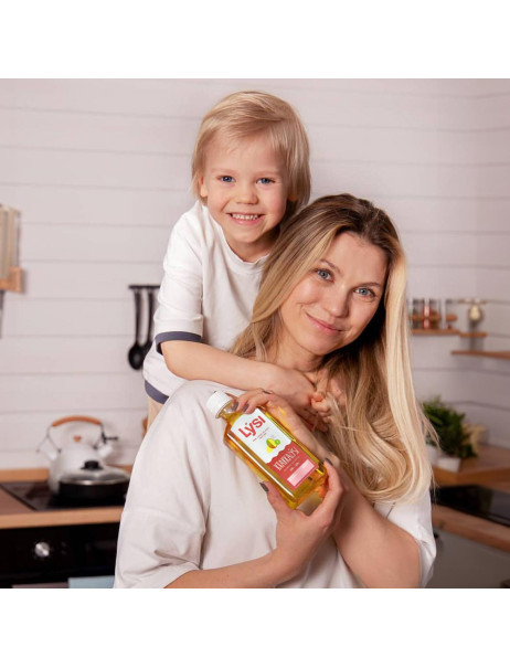 Lysi Icelandic Kids Cod Liver Oil Омега-3 из трески и тунца DHA + витамины A, D, E со вкусом лимона и манго