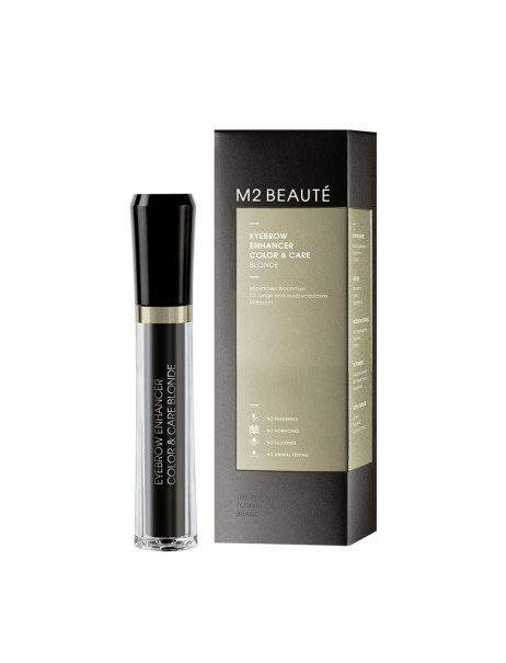 M2 Beaute Eyebrow Enhancer Color & Care Blonde Туш-уход с CU-пептидом для бровей, блонд