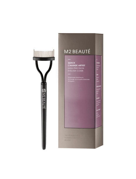 M2 Beaute High Precision Eyelash Comb Стальная щеточка-разделитель для ресниц