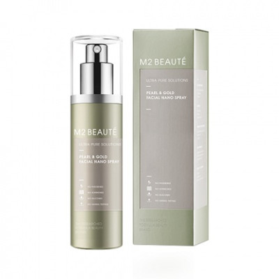 M2 Beaute Pearl & Gold Facial Nano Spray Нано сыворотка-мист с перламутром и золотом
