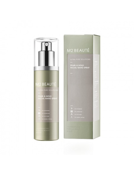 M2 Beaute Pearl & Gold Facial Nano Spray Нано сыворотка-мист с перламутром и золотом