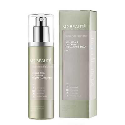 M2 Beaute Hyaluron & Collagen Facial Nano Spray Нано сыворотка-мист с гиалуроновой кислотой и коллагеном