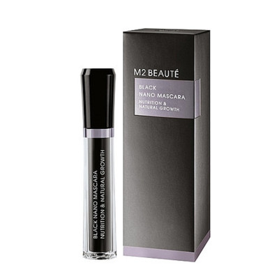 M2 Beaute Black Nano Mascara Nutrition & Natural Growth Нано туш-догляд з CU-пептидом для вій