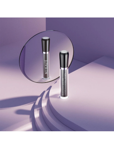 M2 Beaute Black Nano Mascara Nutrition & Natural Growth Нано тушь-уход с CU-пептидом для ресниц