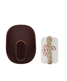 Manta Brush Burgundy/Rose Gold Limited Edition Щітка для волосся бургундія з шовковою резинкою - Написати відгук