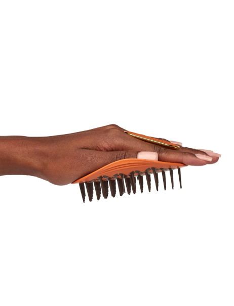 Manta Brush Kinks, Coils & Curls Amber Orange Щітка для кучерявого та хвилястого волосся помаранчева