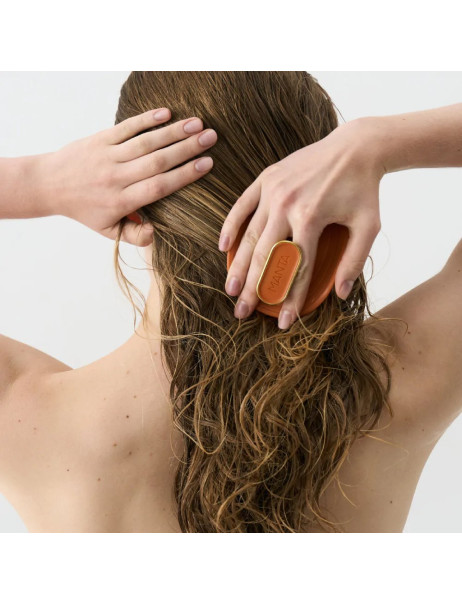 Manta Brush Kinks, Coils & Curls Amber Orange Щітка для кучерявого та хвилястого волосся помаранчева