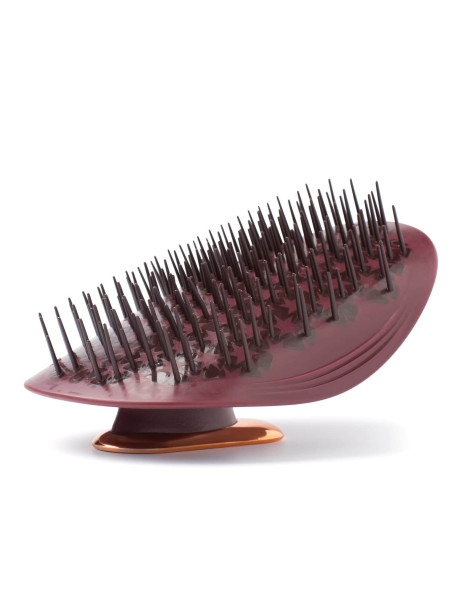 Manta Brush Burgundy/Rose Gold Щітка для волосся бургундія