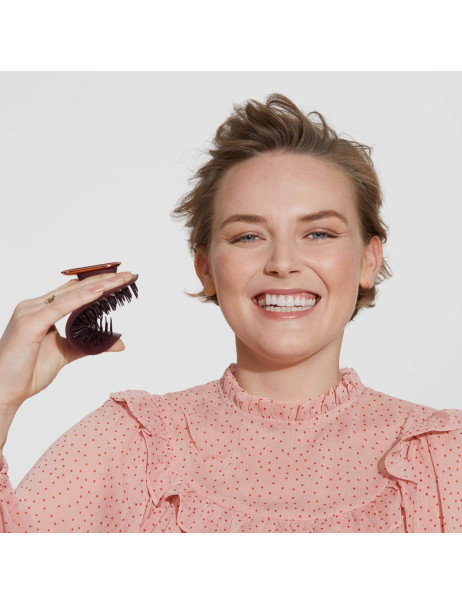 Manta Brush Burgundy/Rose Gold Щітка для волосся бургундія