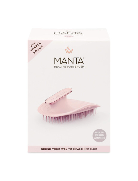Manta Brush Pink/Rose Gold Щітка для волосся рожева