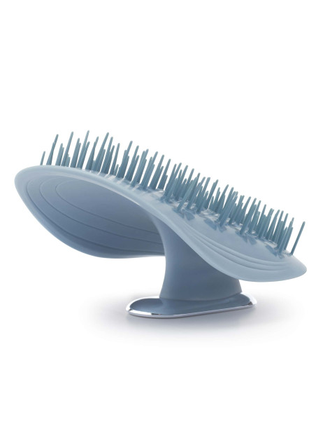 Manta Mirror Brush Blue Щітка для волосся з дзеркалом блакитна