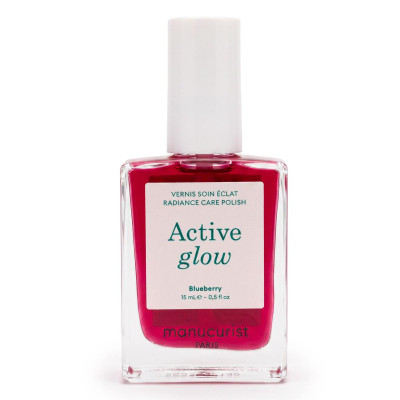 Manucurist Active Glow Blueberry Лак для нігтів з рожевим глянцевим ефектом