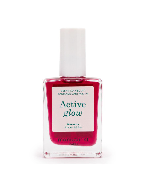 Manucurist Active Glow Blueberry Лак для нігтів з рожевим глянцевим ефектом