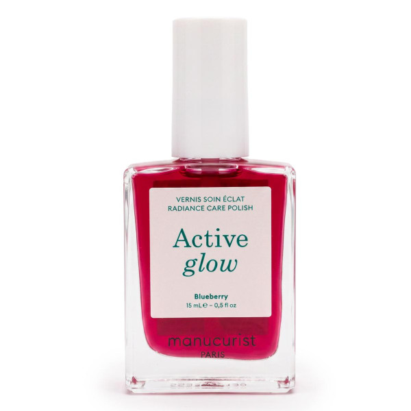Manucurist Active Glow Blueberry Лак для нігтів з рожевим глянцевим ефектом