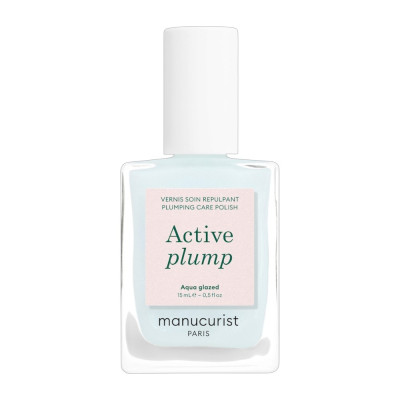 Manucurist Active Plump Aqua Glazed Лак для нігтів з колагеном та перламутровим молочним покриттям