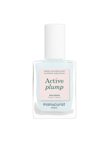 Manucurist Active Plump Aqua Glazed Лак для нігтів з колагеном та перламутровим молочним покриттям