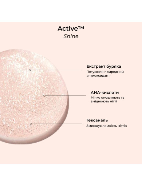 Manucurist Active Shine Лак для нігтів з ефектом хайлайтера