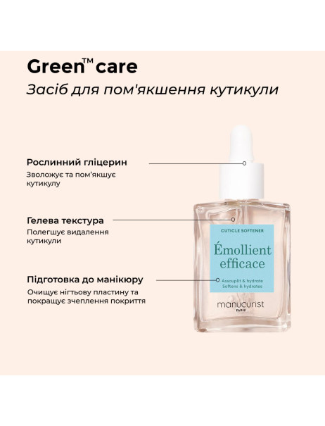 Manucurist Green Care Emollient Efficace Засіб для пом'якшення кутикули