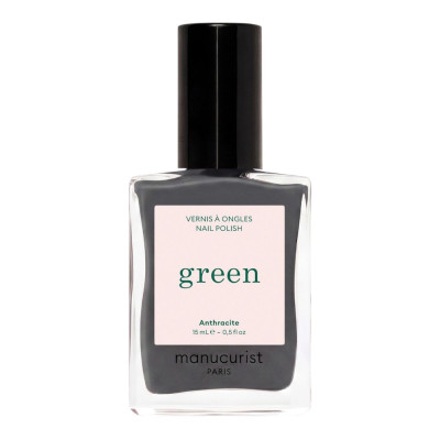 Manucurist Green Anthracite Лак для нігтів з глибоким графітово-сірим відтінком